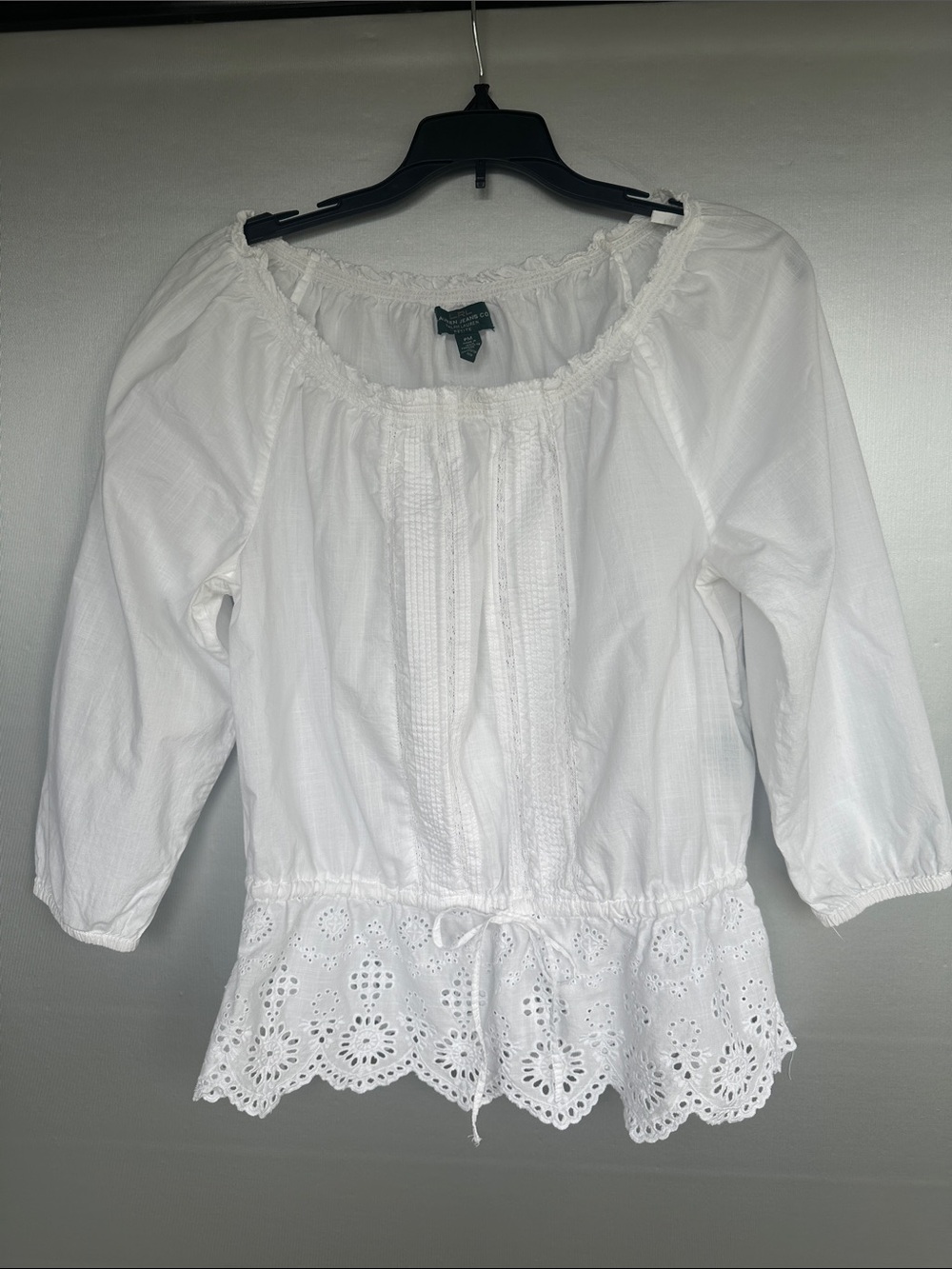 Lauren Ralph Lauren White Size PM
Cotton Eyelet Peasant Blouse